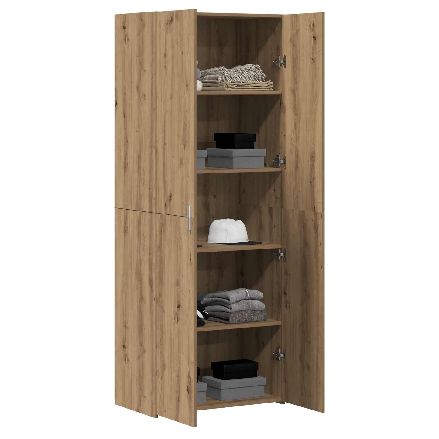 Highboard Artisan Egetræ 70 x 42,5 x 185 cm