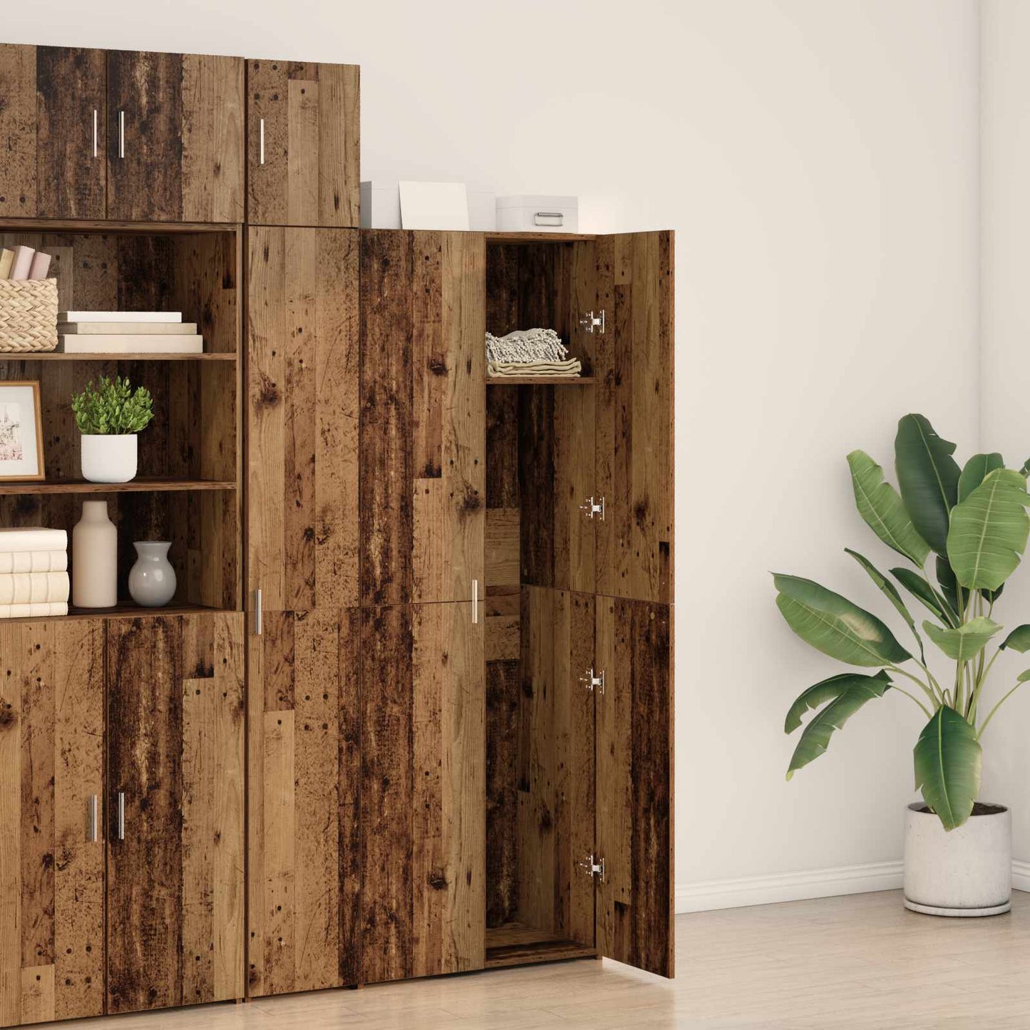 Highboard Gammelt træ 70 x 42,5 x 185 cm