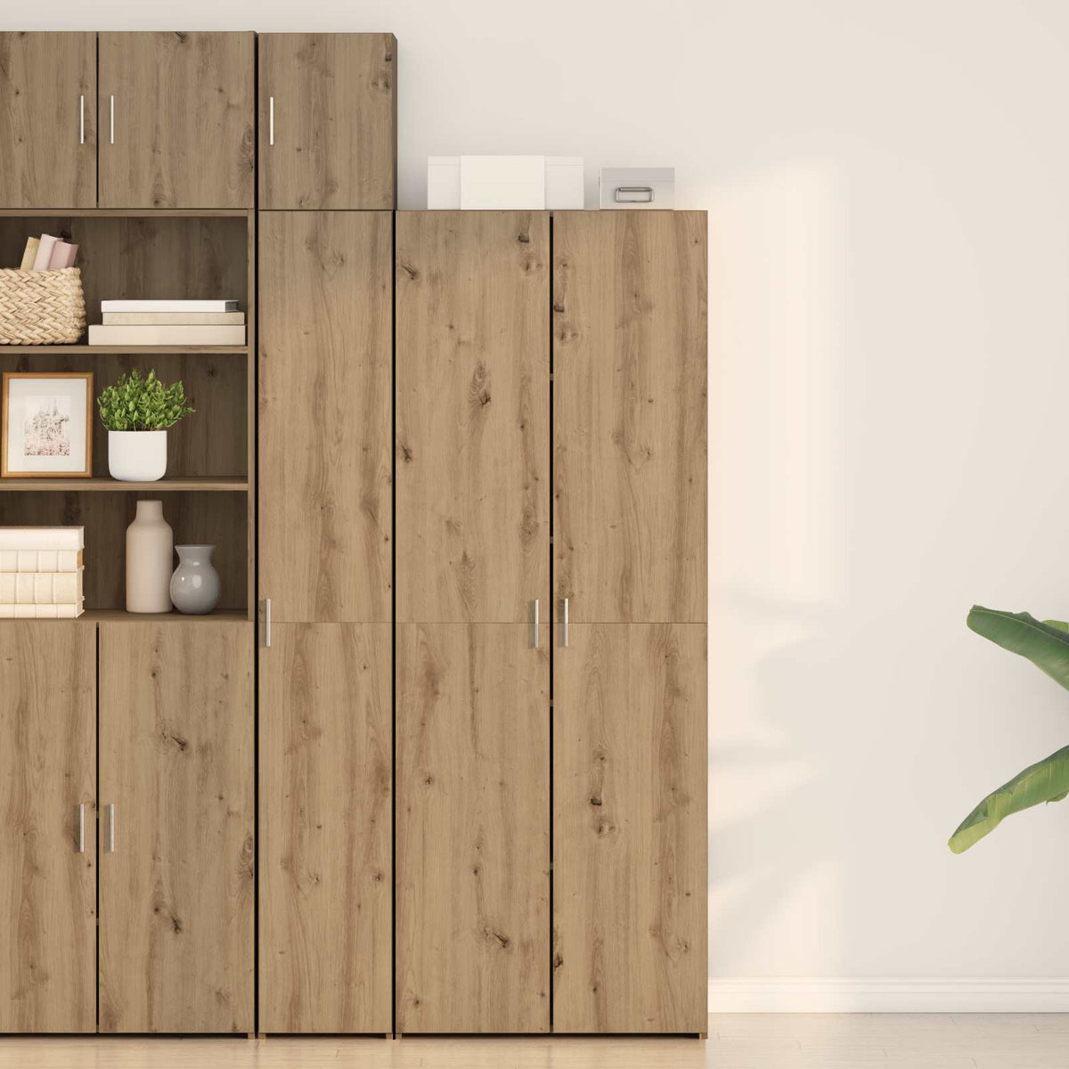 Highboard Artisan Egetræ 70 x 42,5 x 185 cm