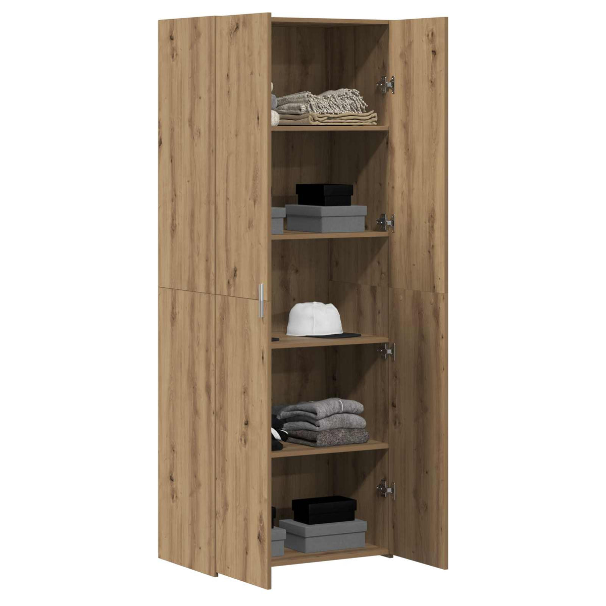 Highboard Artisan Egetræ 70 x 42,5 x 185 cm