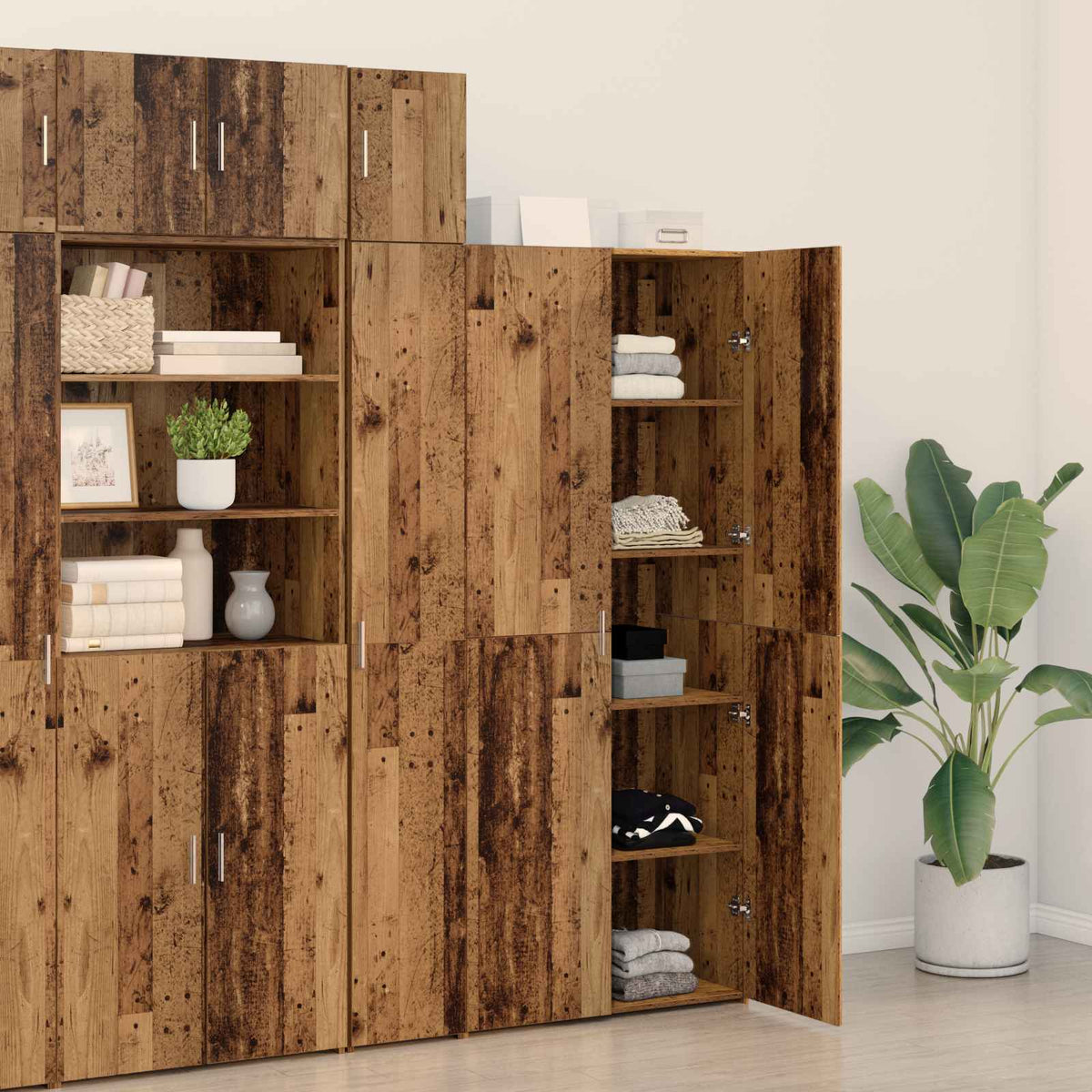 Highboard Gammelt træ 80 x 42 x 185 cm