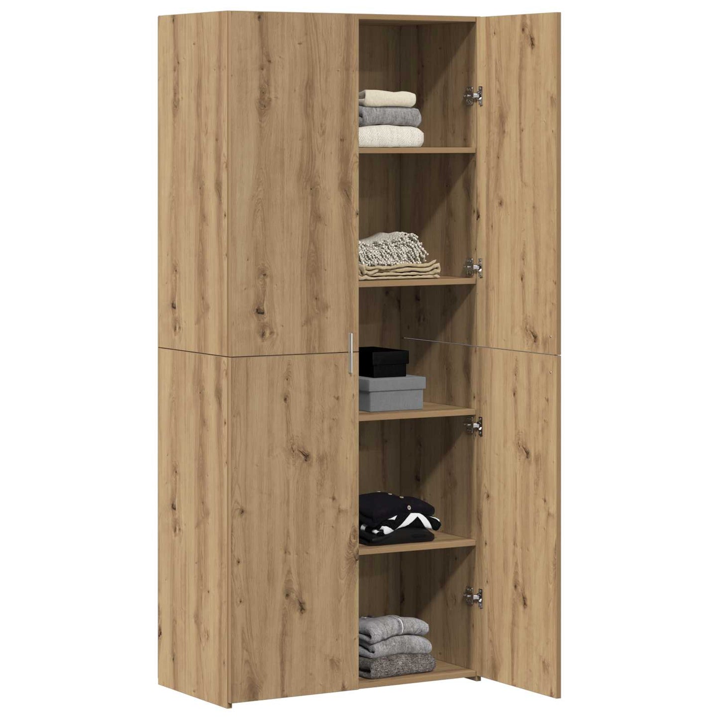 Highboard 2 stk. Artisan Egetræ 80 x 42 x 185 cm