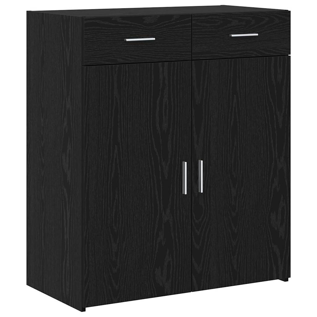 Opbevaringsskab Sort eg 80 x 42,5 x 93 cm