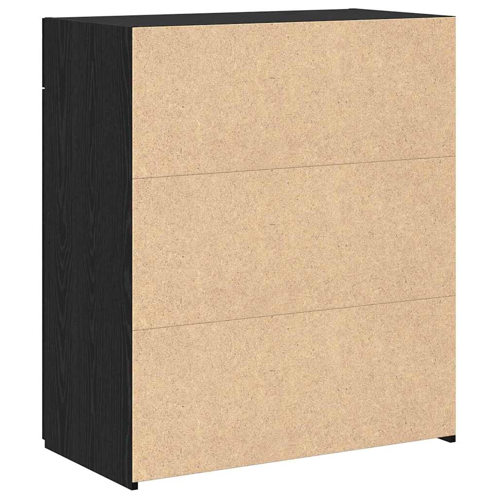 Opbevaringsskab Sort eg 80 x 42,5 x 93 cm