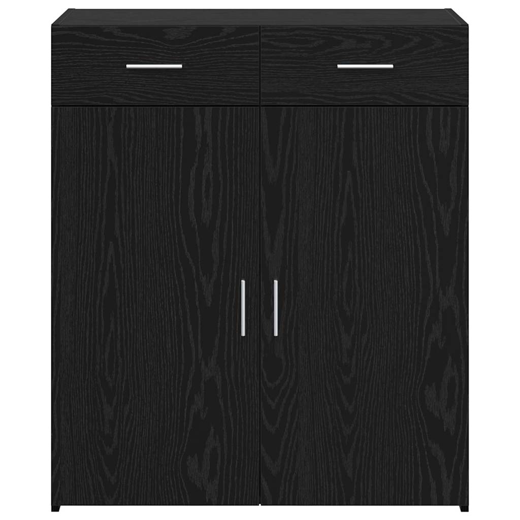 Opbevaringsskab Sort eg 80 x 42,5 x 93 cm