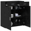 Opbevaringsskab Sort eg 80 x 42,5 x 93 cm