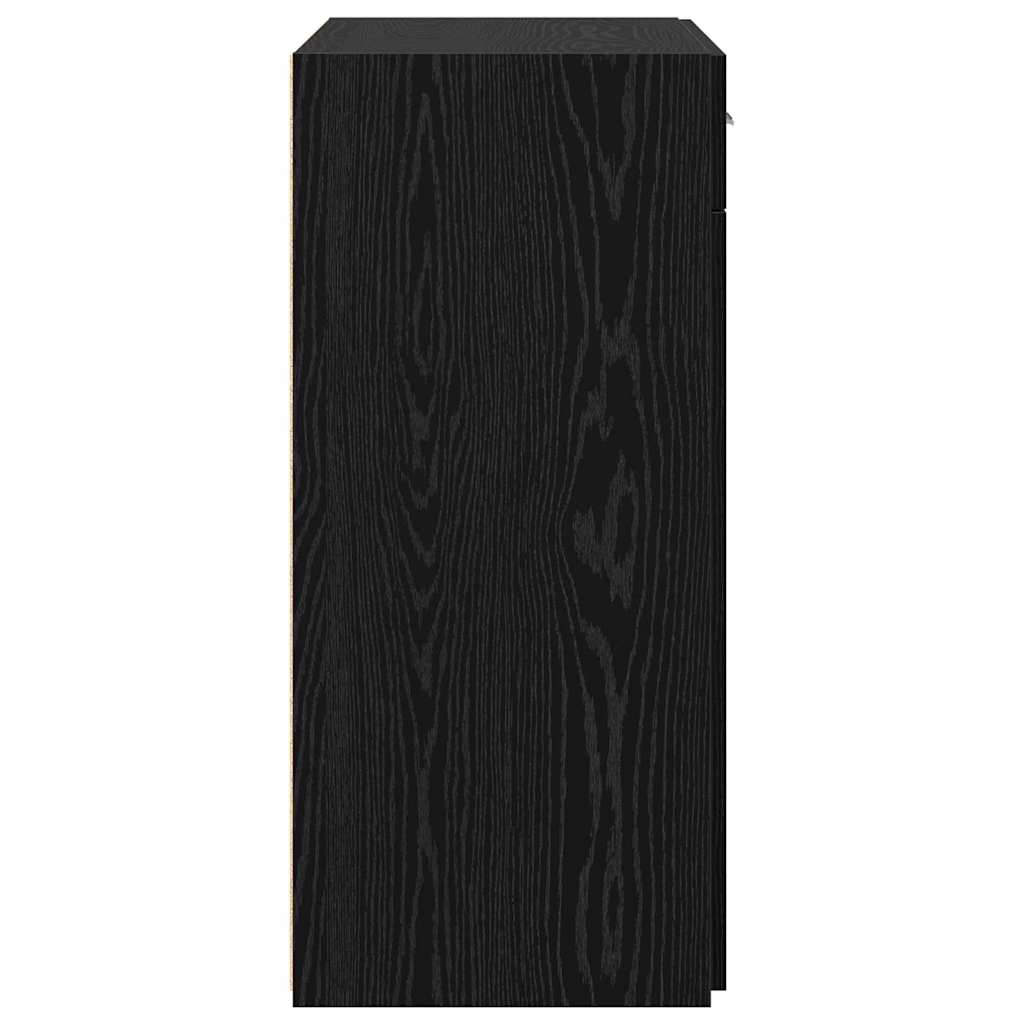 Opbevaringsskab Sort eg 80 x 42,5 x 93 cm