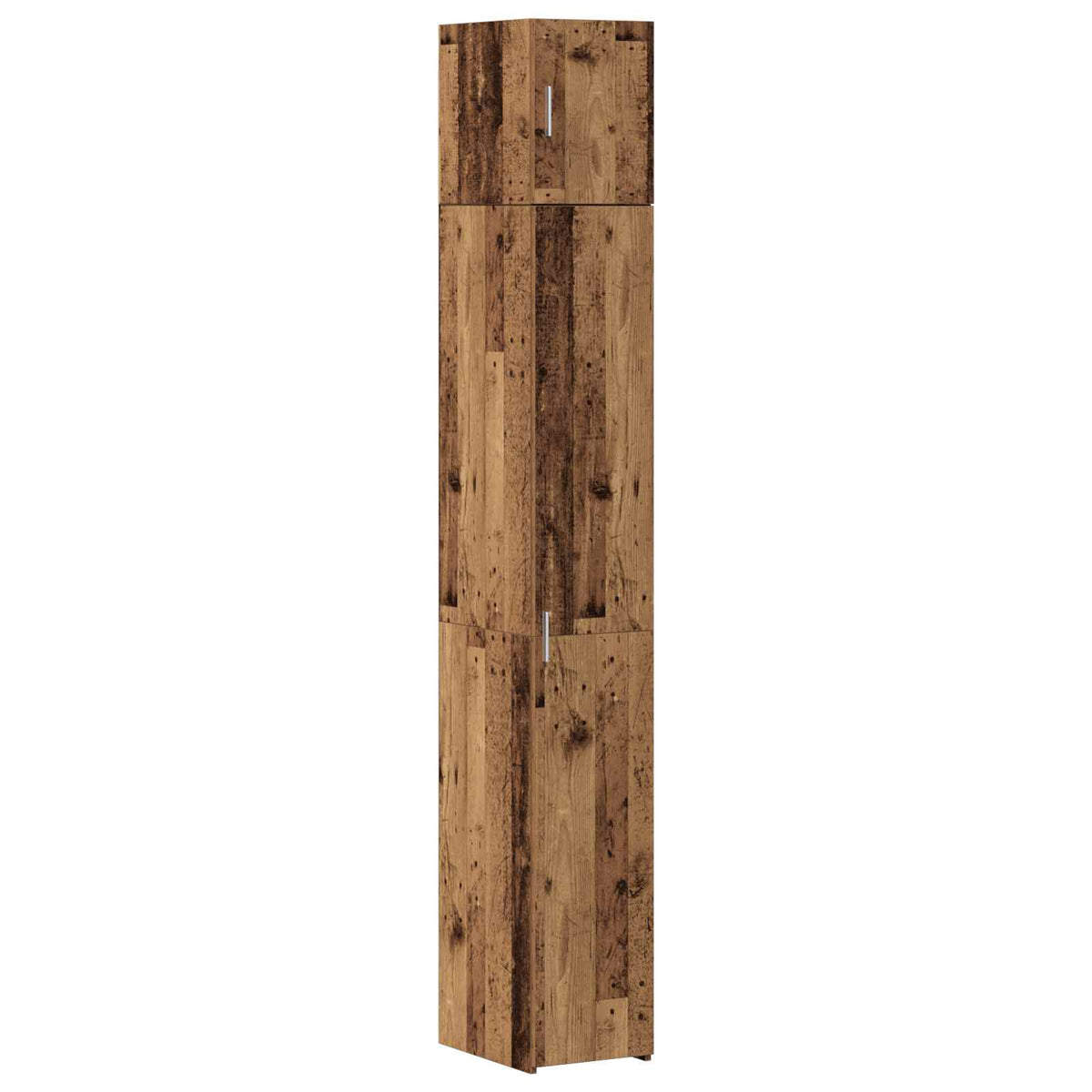 Opbevaringsskab med hylder Gammelt træ 30 x 42,5 x 225 cm