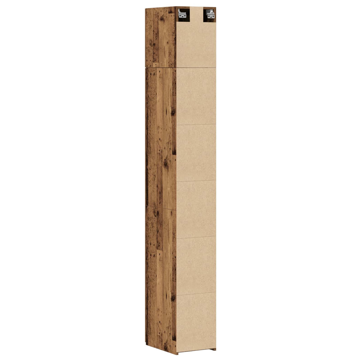 Opbevaringsskab med hylder Gammelt træ 30 x 42,5 x 225 cm