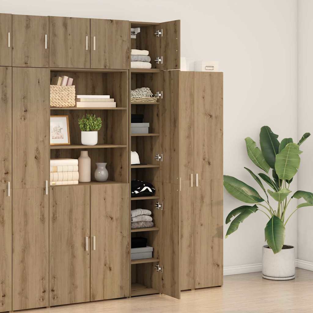 Opbevaringsskab med hylder Artisan-eg 30 x 42,5 x 225 cm