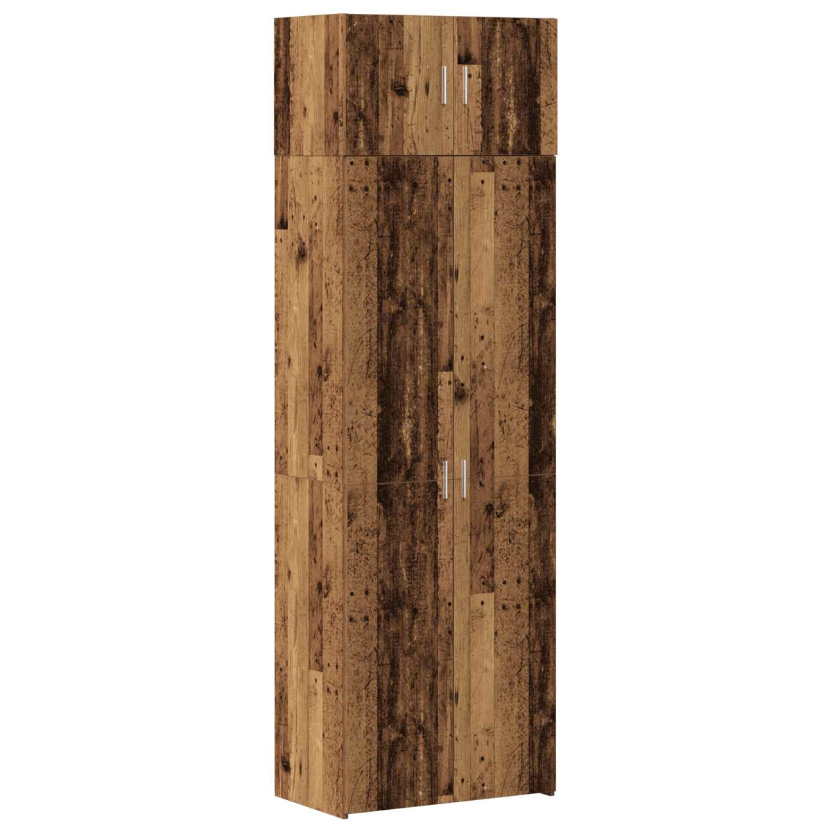 Opbevaringsskab 2 stk. Gammelt træ 70 x 42,5 x 185 cm