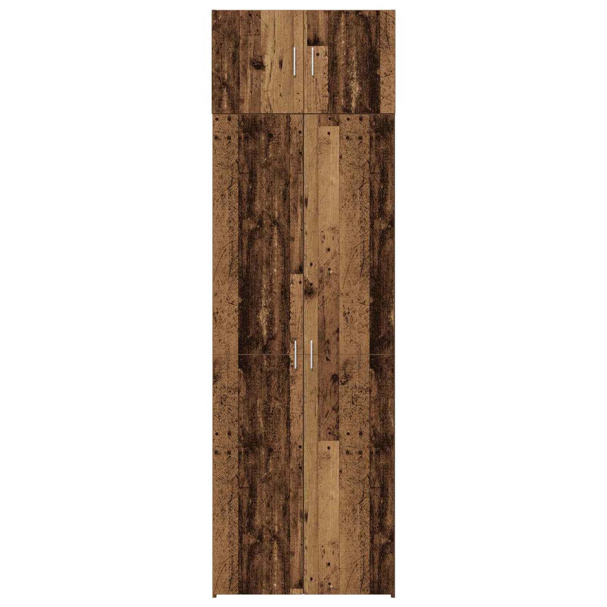 Opbevaringsskab 2 stk. Gammelt træ 70 x 42,5 x 185 cm