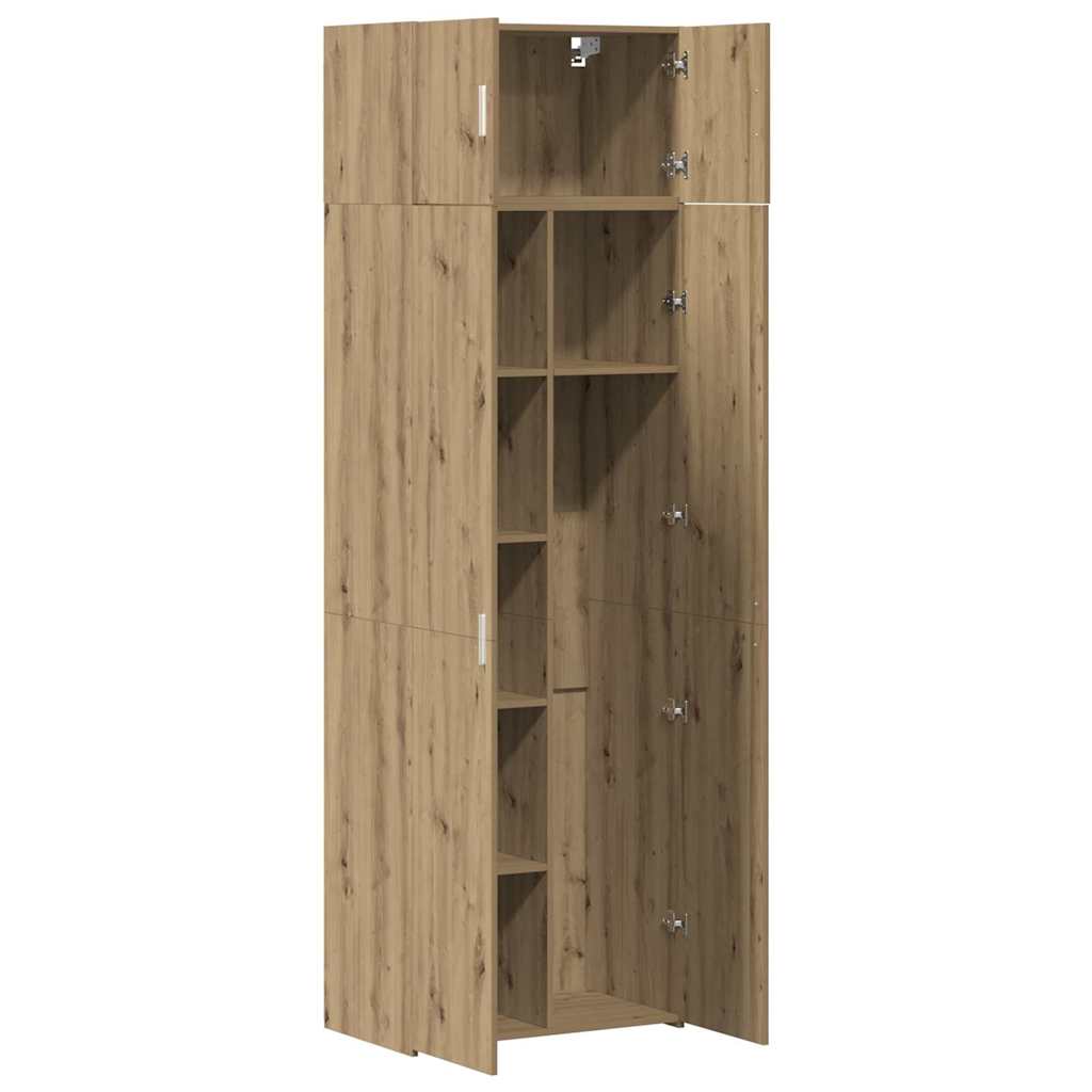 Opbevaringsskab 3 stk. Artisan Egetræ 70 x 42,5 x 185 cm