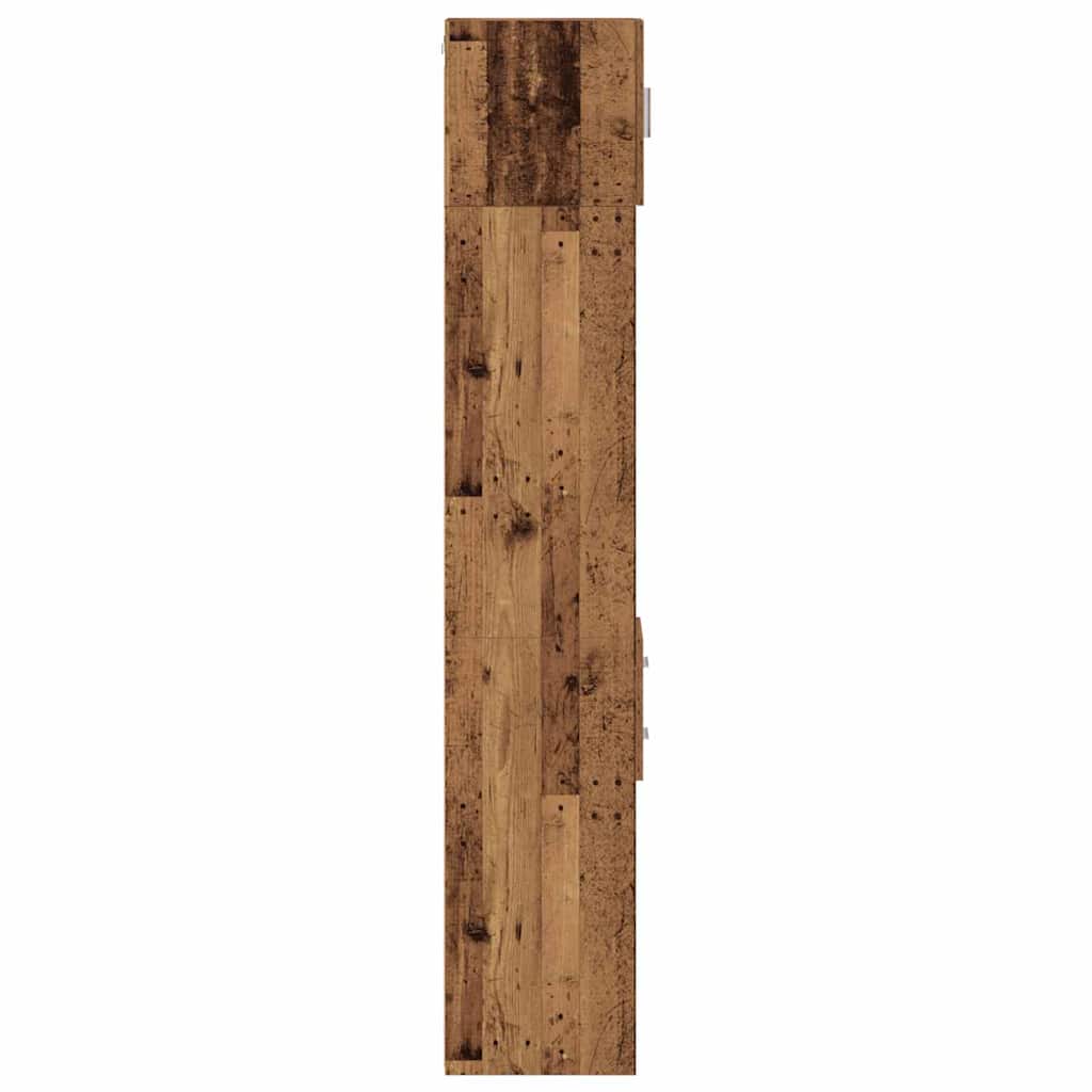 Opbevaringsskab 2 stk. Gammelt træ 30 x 42,5 x 225 cm