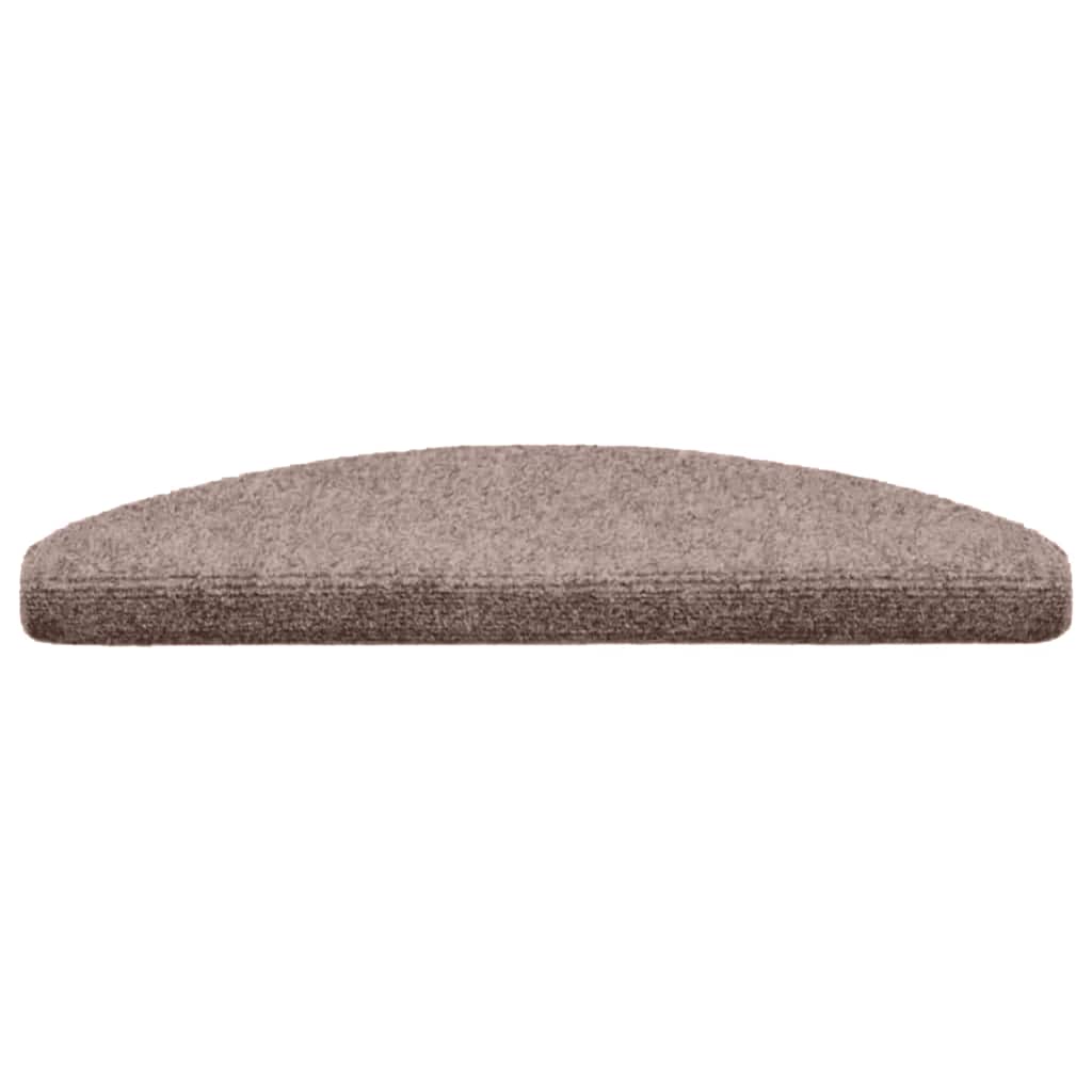 trappemåtter selvklæbende 20 stk. 65x21x4 cm lys brune halvrund store