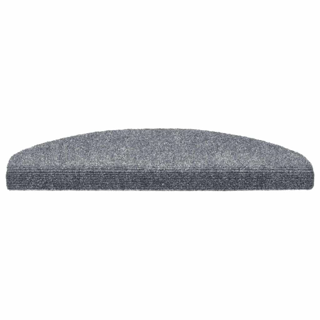 trappemåtter selvklæbende 20 stk. 65x21x4 cm lysegrå halvrunde store