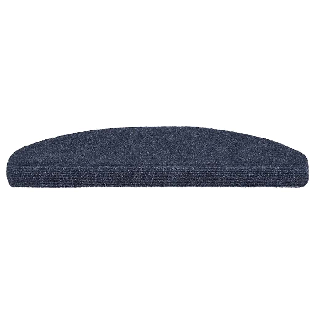 trappemåtter selvklæbende 20 stk. 65x21x4 cm blå halvrunde store