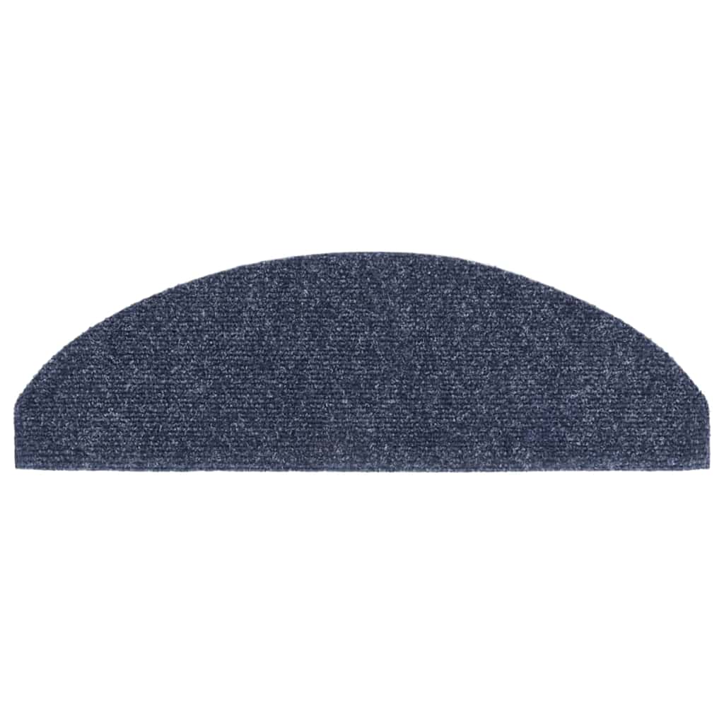 trappemåtter selvklæbende 20 stk. 65x21x4 cm blå halvrunde store