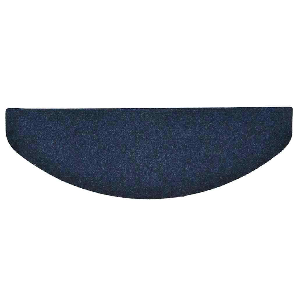 trappemåtter selvklæbende 20 stk. 65x21x4 cm marineblå halvrund store