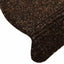 trappemåtter selvklæbende 30 stk. 65x21x4 cm brune halvrunde store