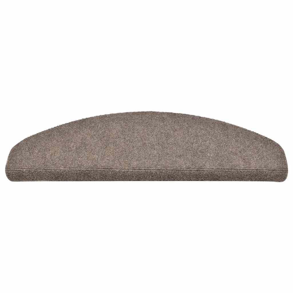 trappemåtter selvklæbende 30 stk. 65x21x4 cm beige halvrunde store