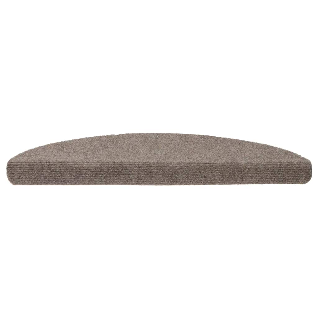 trappemåtter selvklæbende 20 stk. 56x17x3 cm beige halvrunde