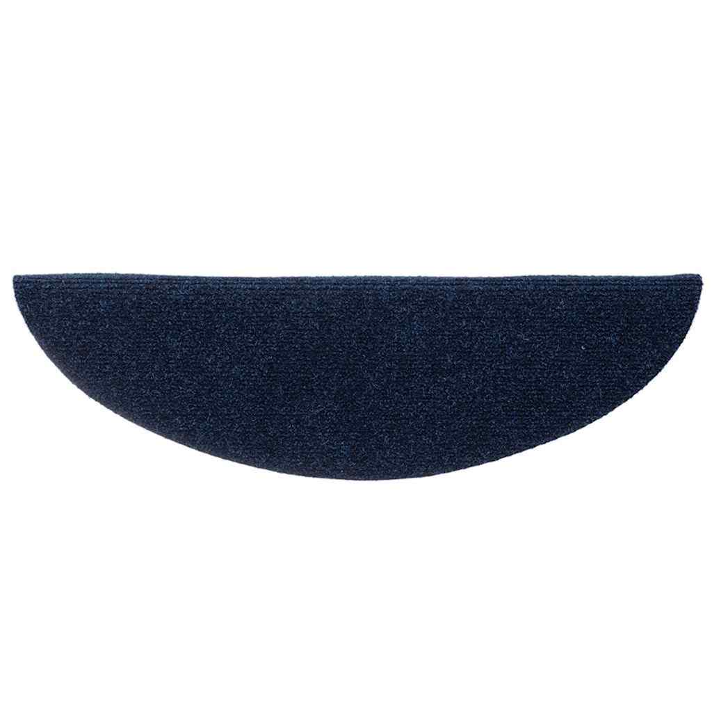 trappemåtter selvklæbende 20 stk. 56x17x3 cm marineblå halvrunde