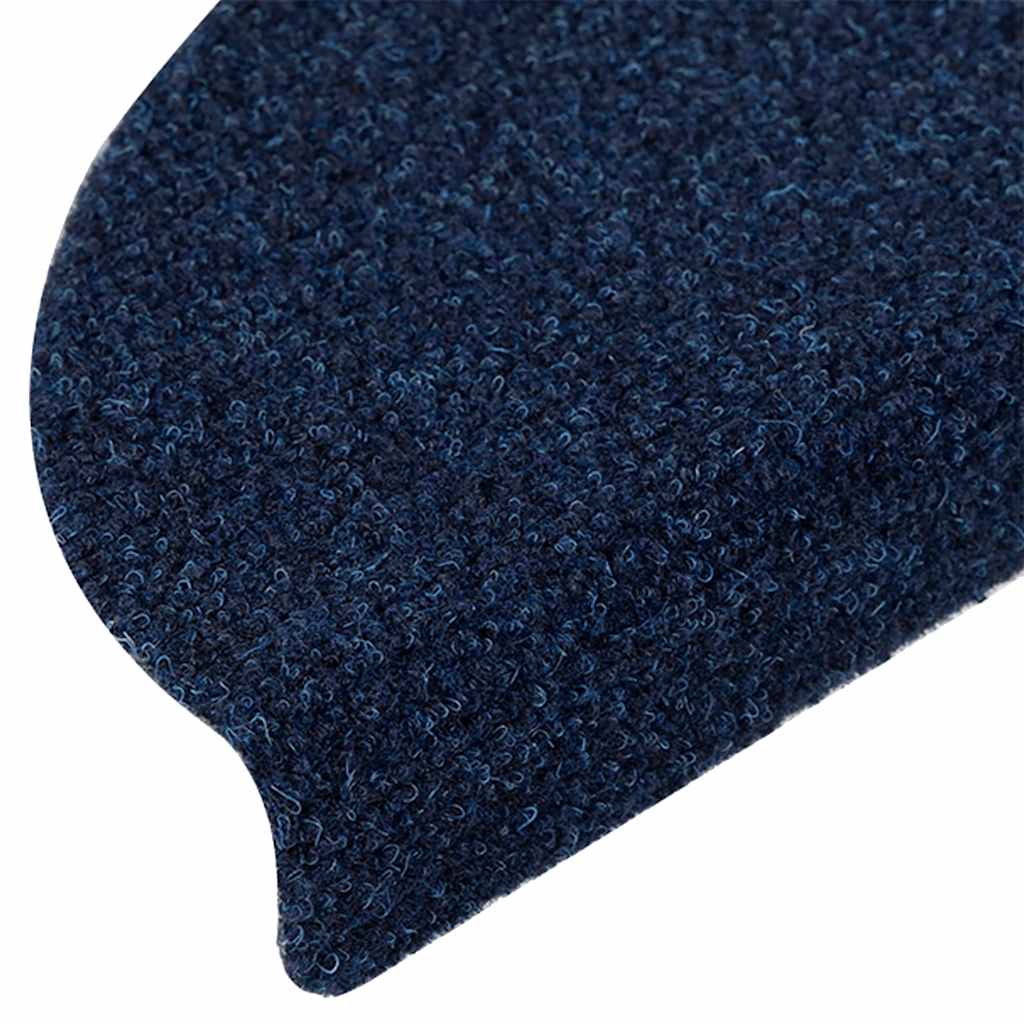 trappemåtter selvklæbende 20 stk. 56x17x3 cm marineblå halvrunde