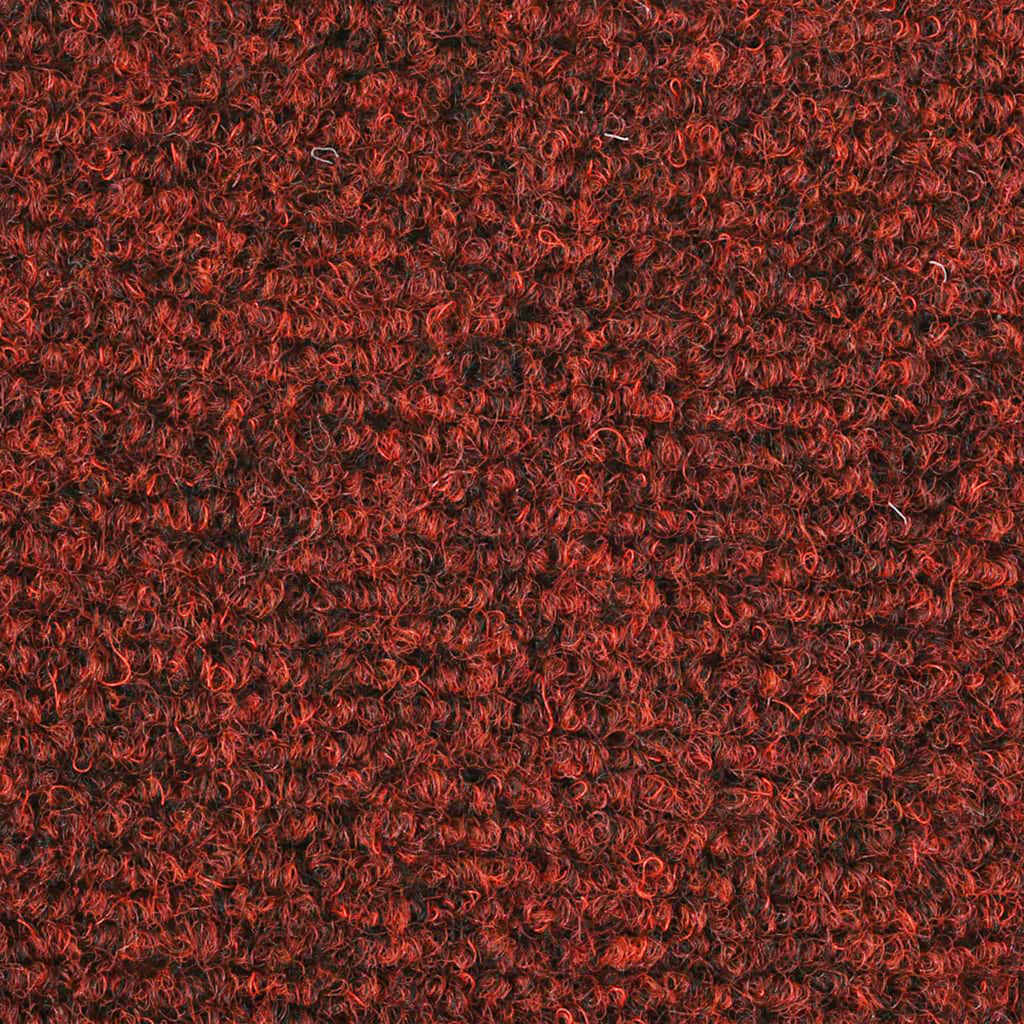 trappemåtter selvklæbende 30 stk. 56x17x3 cm bordeauxrød halvrunde