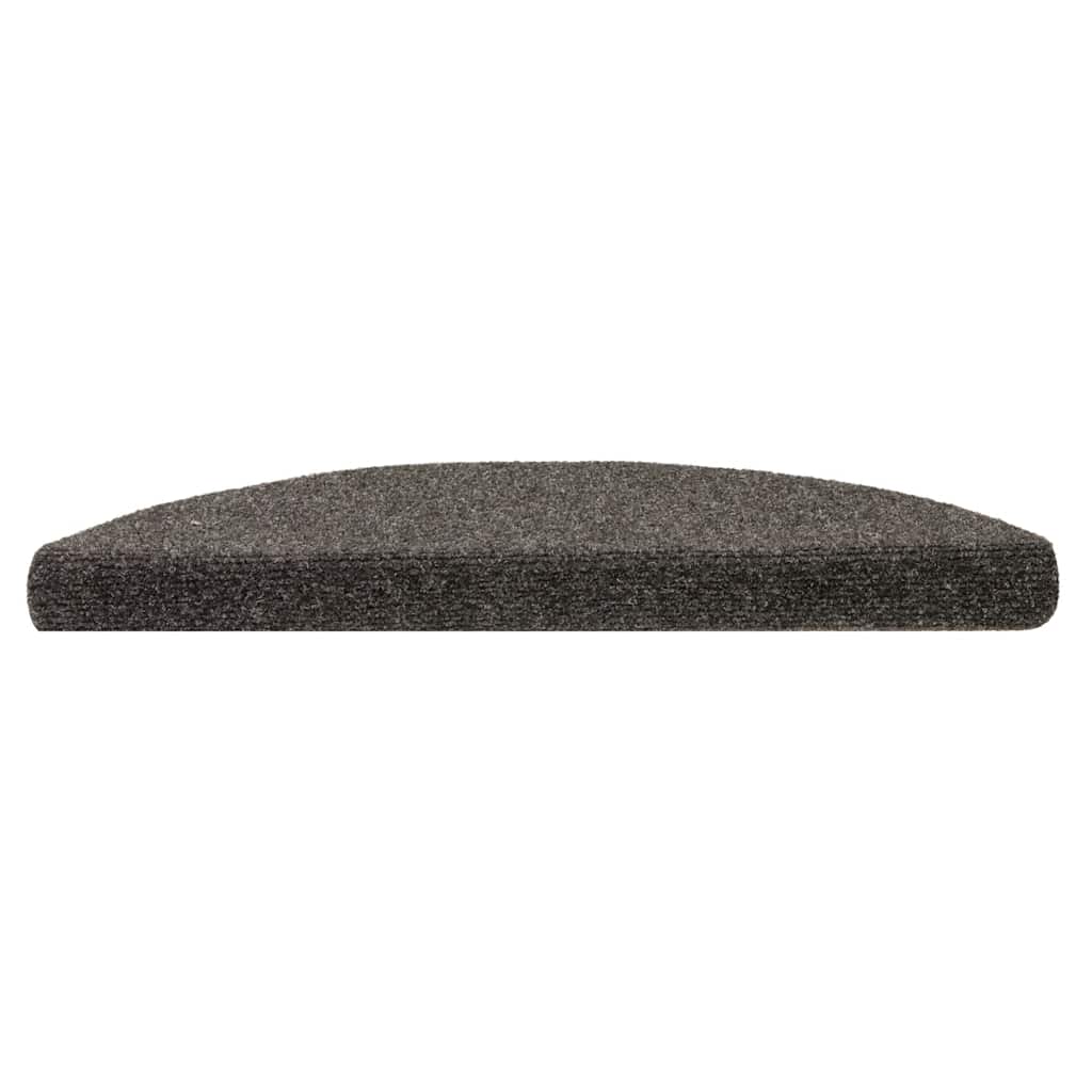 trappemåtter selvklæbende 30 stk. 56x17x3 cm antracit halvrunde