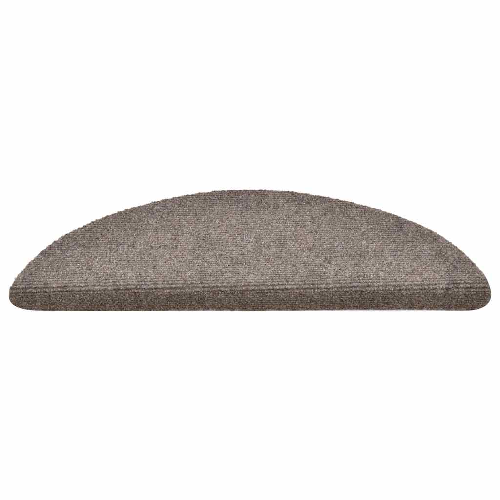 trappemåtter selvklæbende 30 stk. 56x17x3 cm beige halvrunde