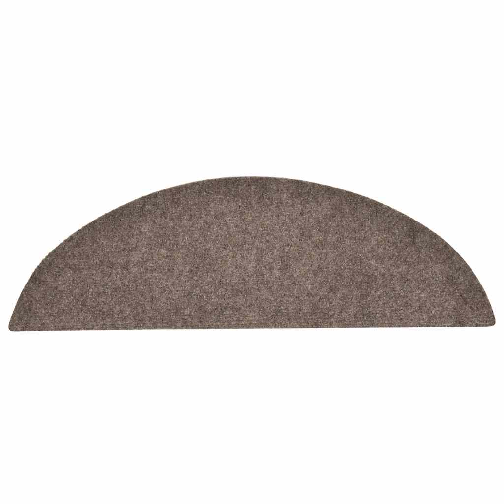 trappemåtter selvklæbende 30 stk. 56x17x3 cm beige halvrunde