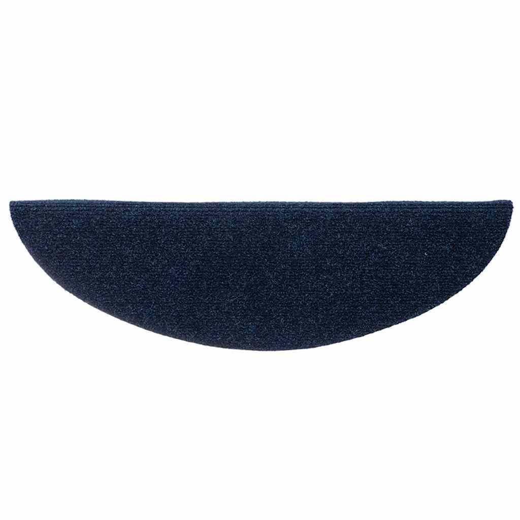trappemåtter selvklæbende 30 stk. 56x17x3 cm marineblå halvrunde