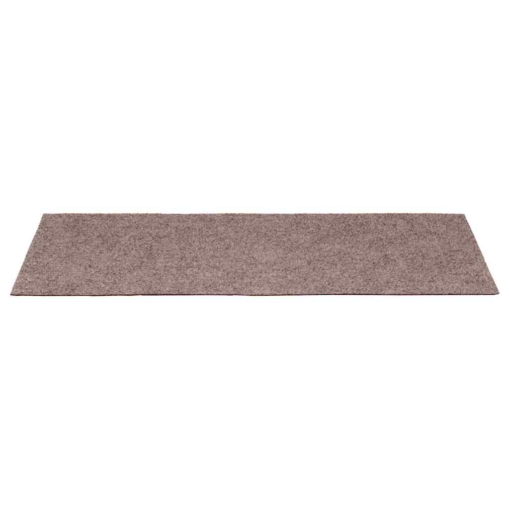 trappemåtter selvklæbende 30 stk. 65x21x4 cm lysebrun rektangulære kant