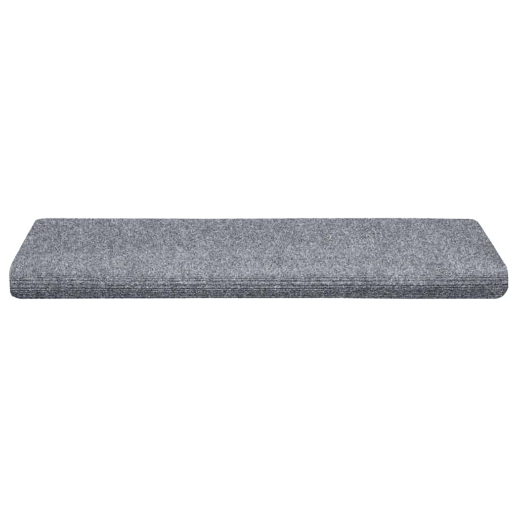 trappemåtter selvklæbende 30 stk. 65x21x4 cm lysegrå rektangulær kant