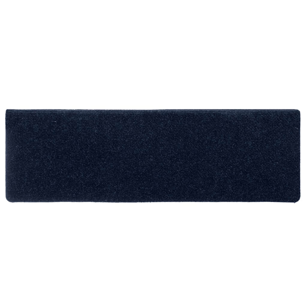 trappemåtter selvklæbende 30 stk. 65x21x4 cm marineblå rektangulær kant