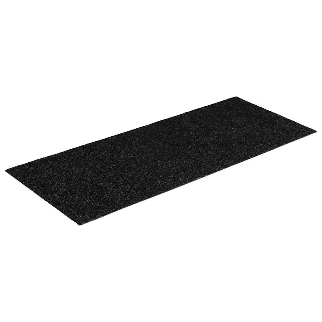 trappemåtter selvklæbende 30 stk. 60x25 cm sorte rektangulære