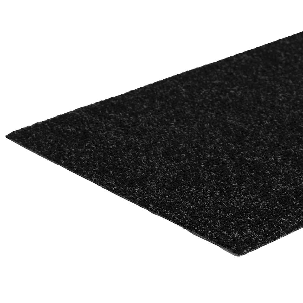 trappemåtter selvklæbende 30 stk. 60x25 cm sorte rektangulære