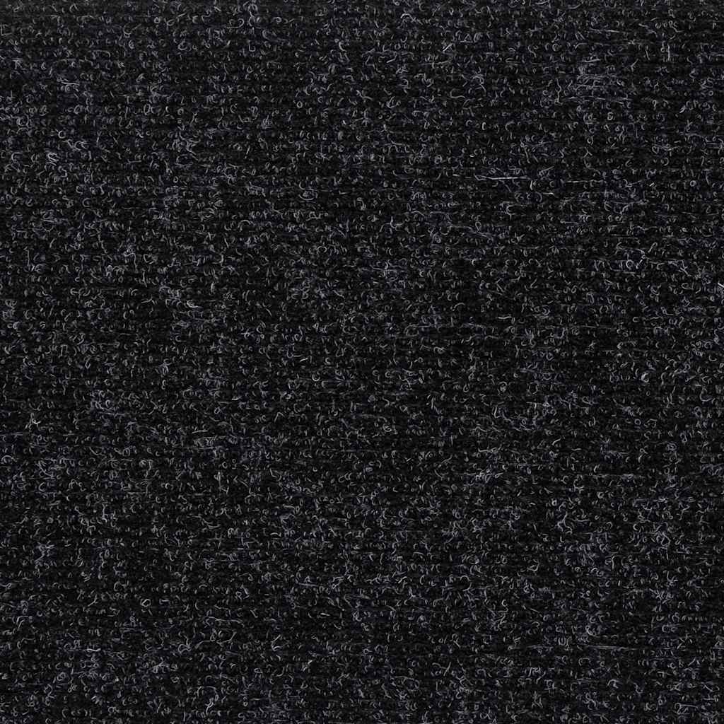 trappemåtter selvklæbende 30 stk. 60x25 cm sorte rektangulære