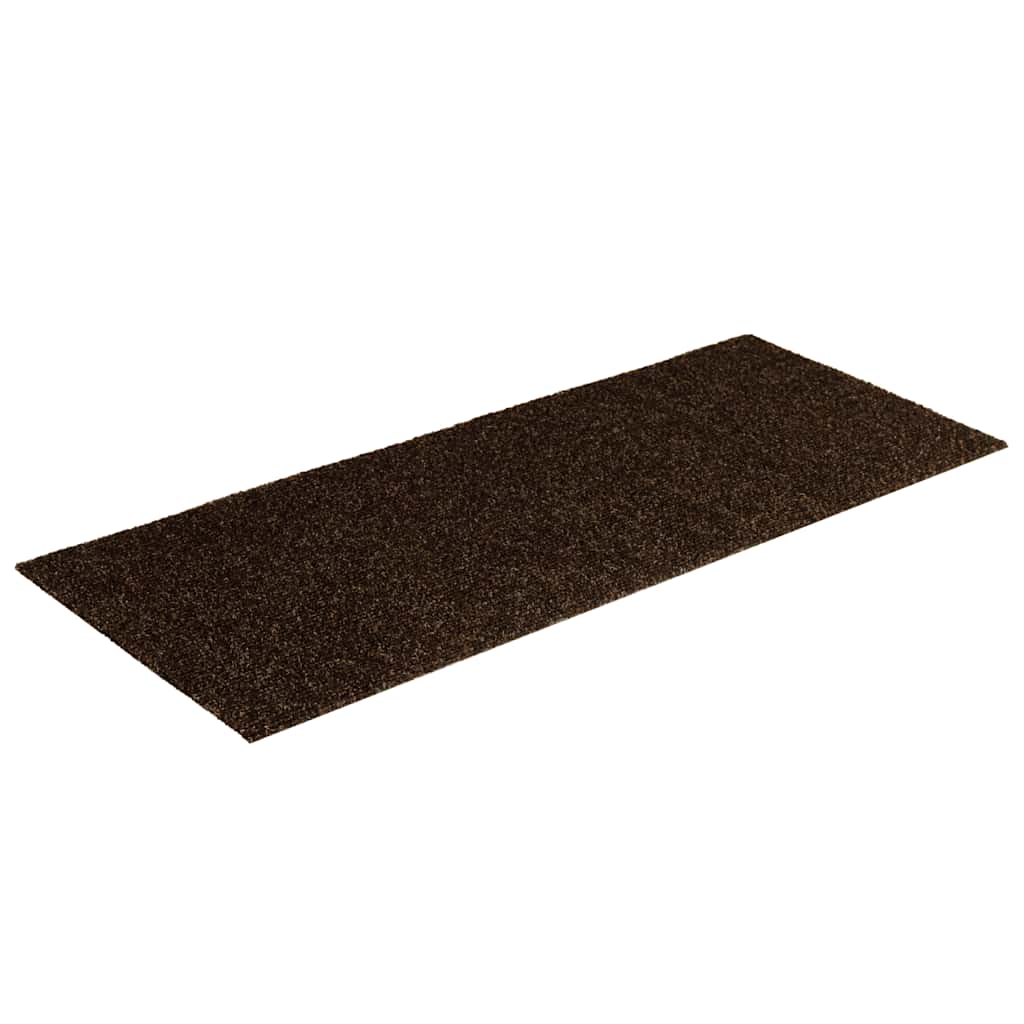 trappemåtter selvklæbende 30 stk. 60x25 cm brune rektangulære