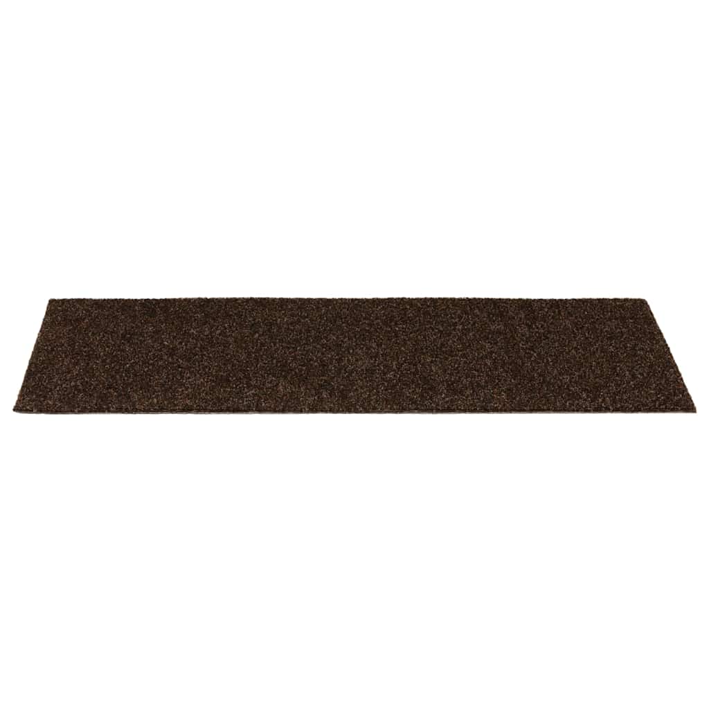 trappemåtter selvklæbende 30 stk. 60x25 cm brune rektangulære