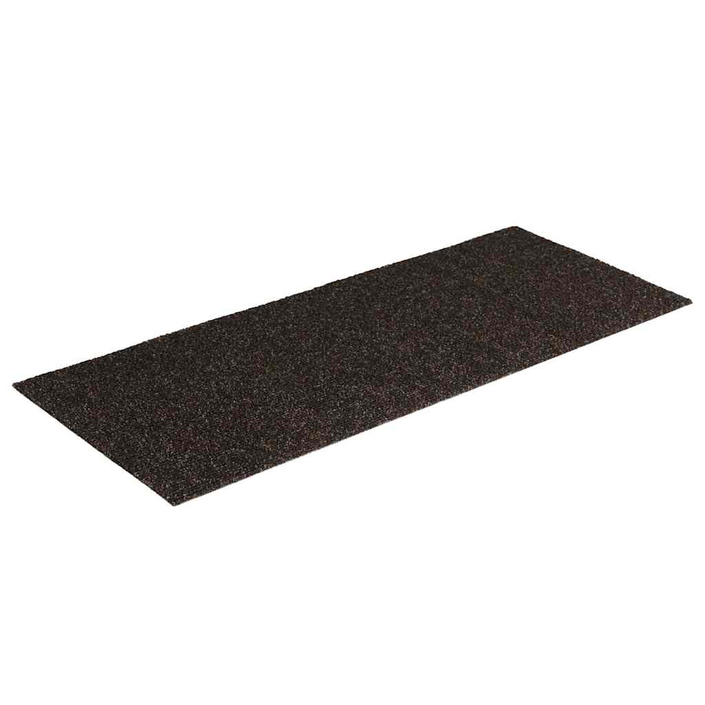 trappemåtter selvklæbende 30 stk. 60x25 cm mørkebrune rektangulære