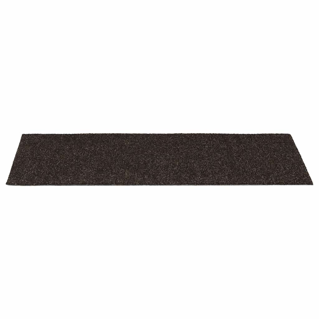 trappemåtter selvklæbende 30 stk. 60x25 cm mørkebrune rektangulære