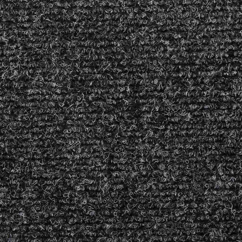 trappemåtter selvklæbende 20 stk. 65x21x4 cm mørkegrå rektangulær kant