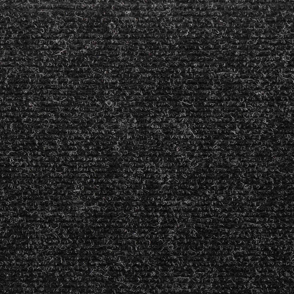 trappemåtter selvklæbende 20 stk. 65x21x4 cm sorte rektangulære kant