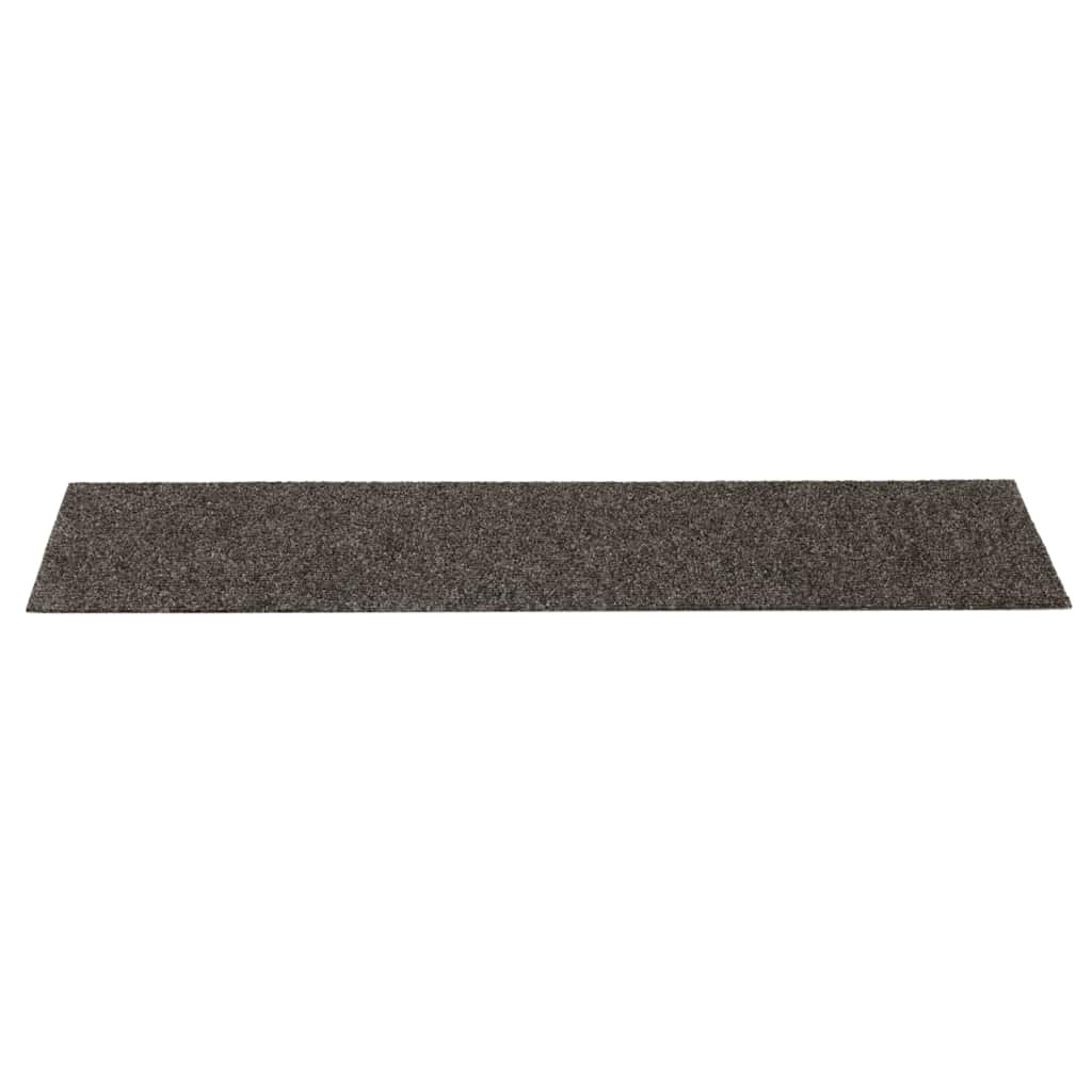 trappemåtter selvklæbende 30 stk. 76x20 cm antracit rektangulære