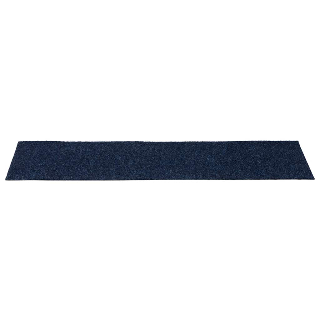 trappemåtter selvklæbende 30 stk. 76x20 cm marineblå rektangulære