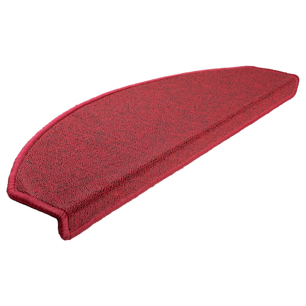 trappemåtter 30 stk. 65 x 24 x 4 cm rød halvrund store