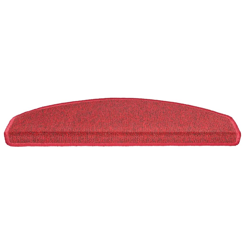 trappemåtter 30 stk. 65 x 24 x 4 cm rød halvrund store