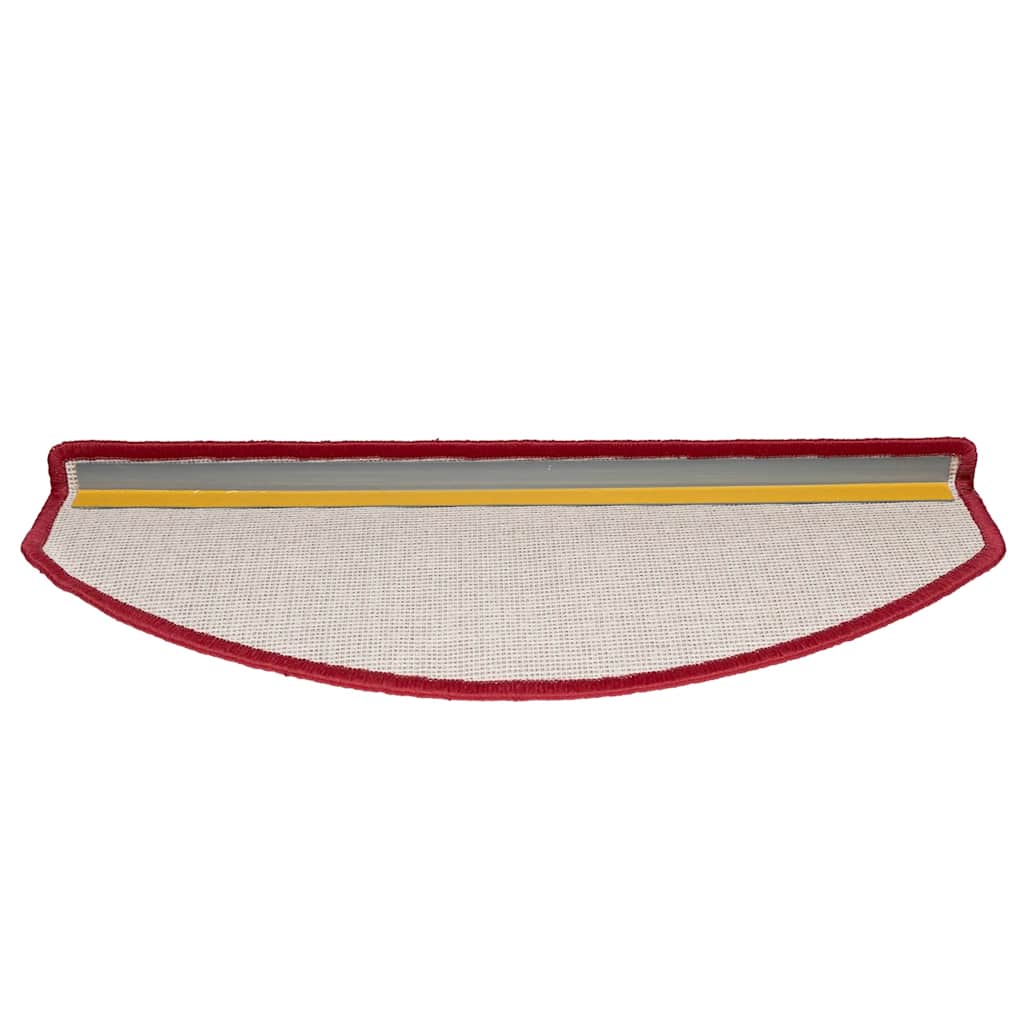 trappemåtter 30 stk. 65 x 24 x 4 cm rød halvrund store